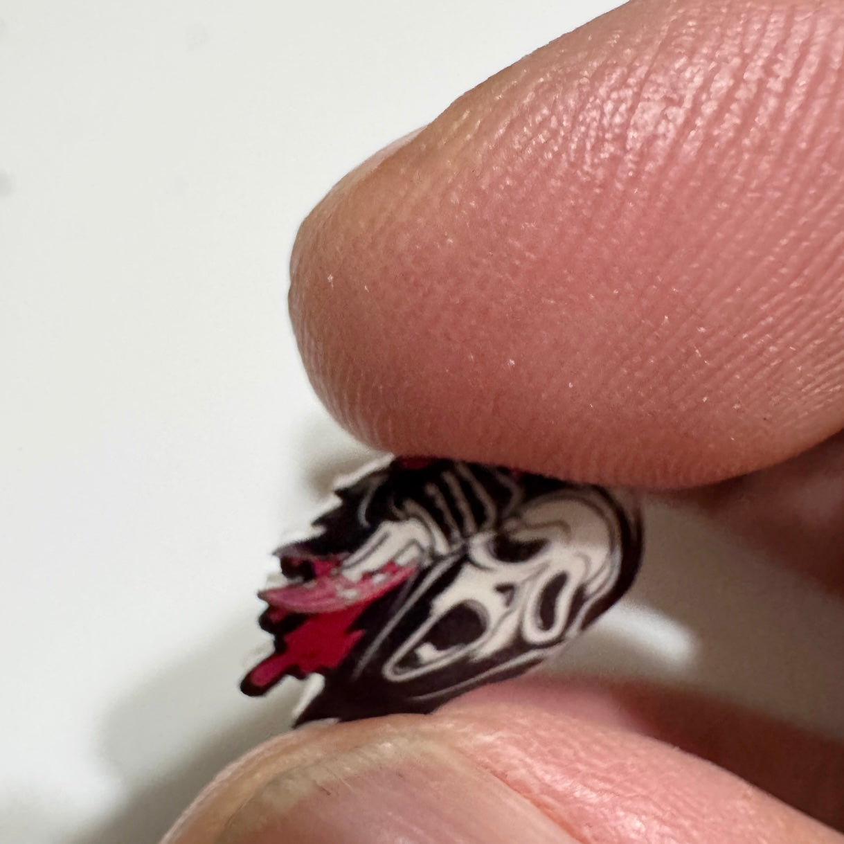 Scream stud earrings Halloween
