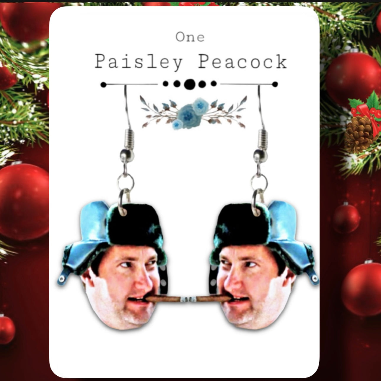 Cousin Eddie Dangle Earrings Christmas Vacation inspired