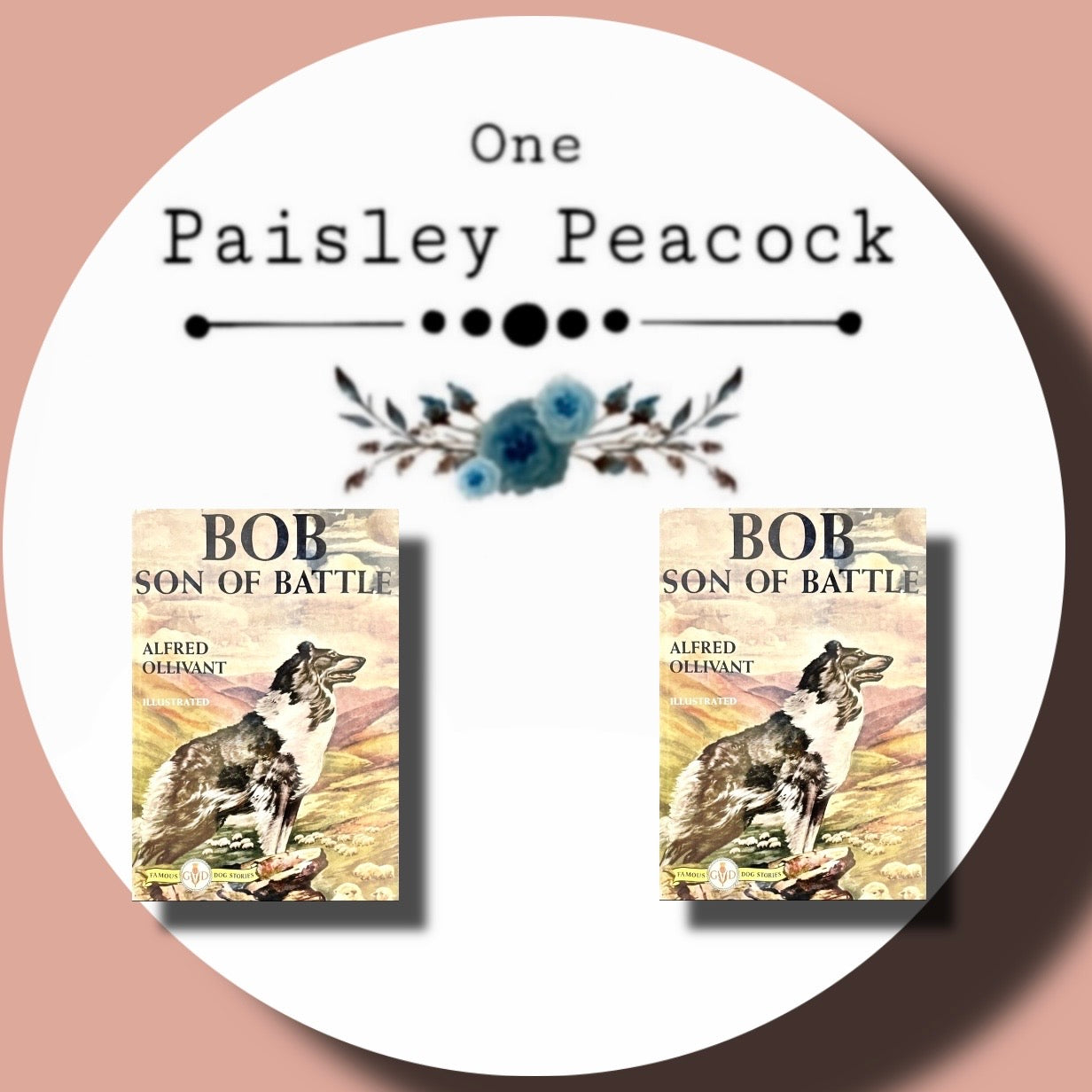 Bob son of battle book stud earrings