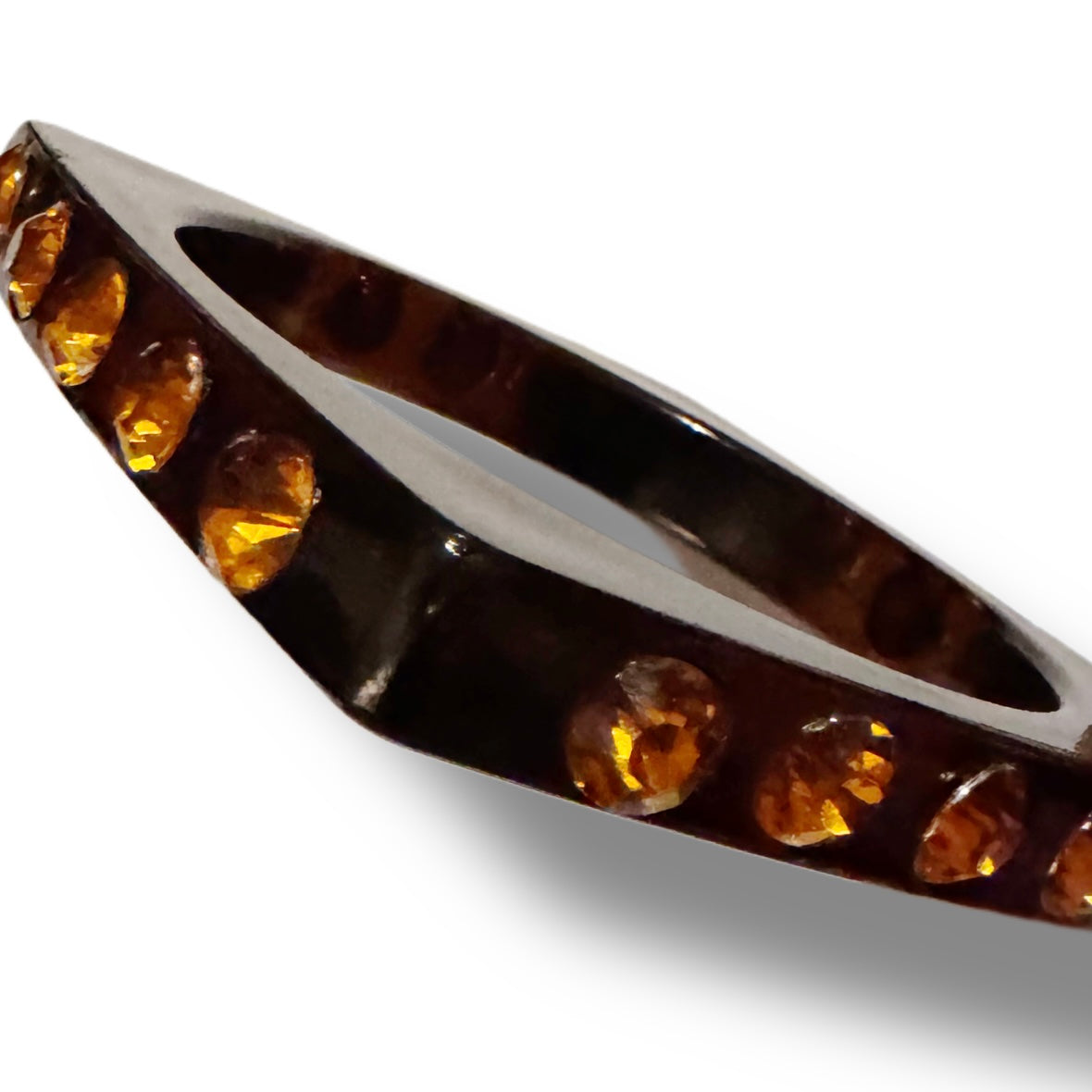 Black Acrylic Bangle Set of 2