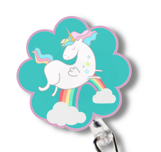 Badge Reel- inspired unicorn