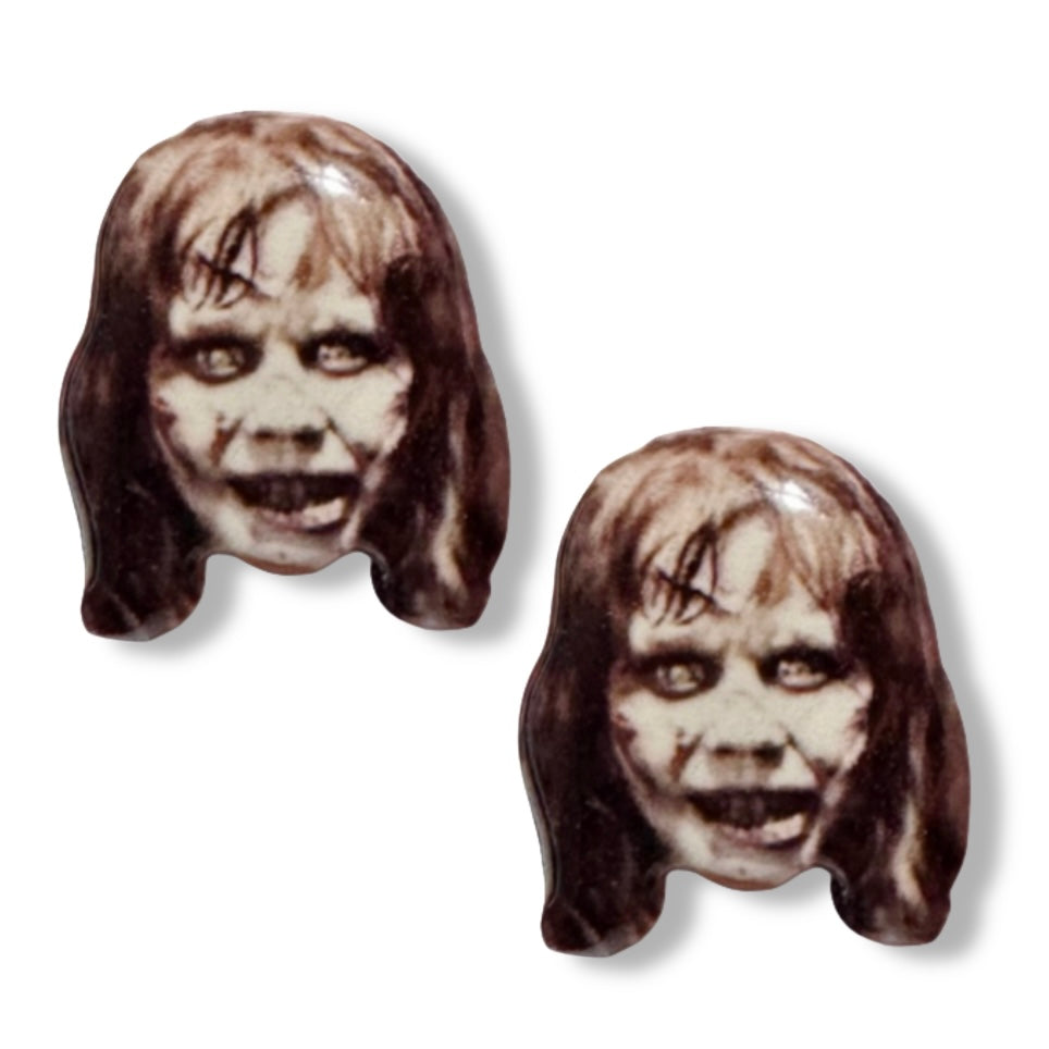 handmade stud earrings Halloween