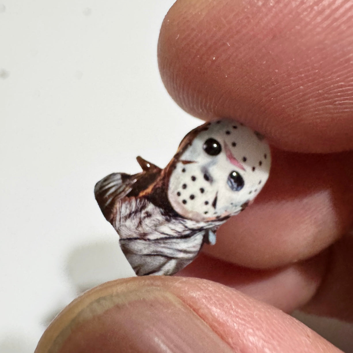 Jason bust handmade stud earrings Halloween
