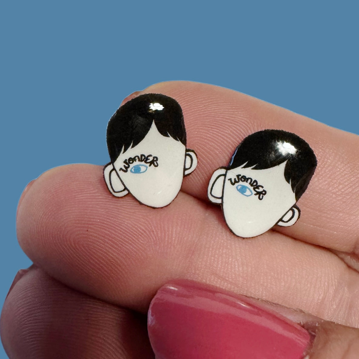 Wonder inspired stud earrings handmade