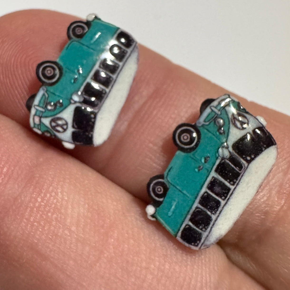 Hippie Van stud earrings