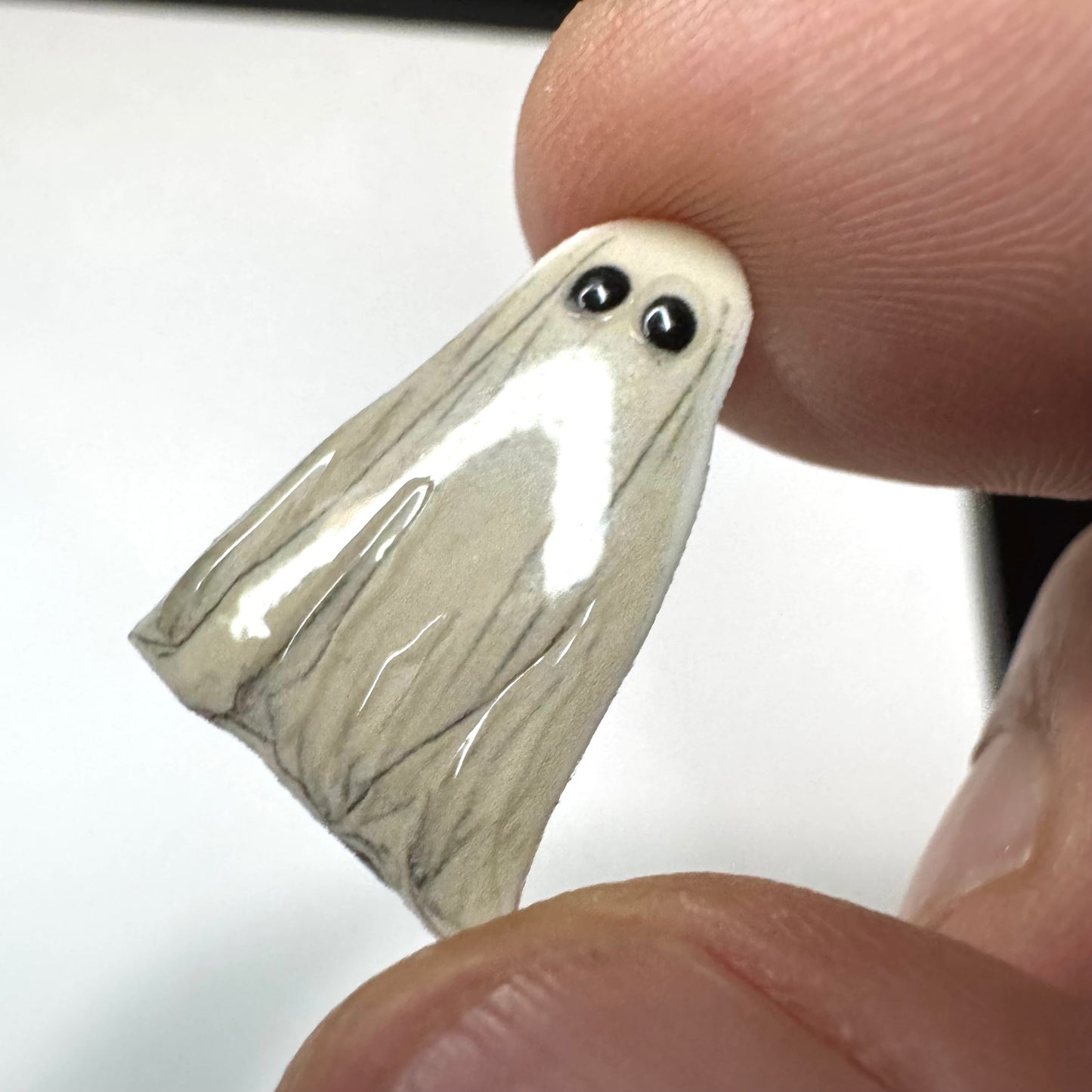 Ghost stud earrings