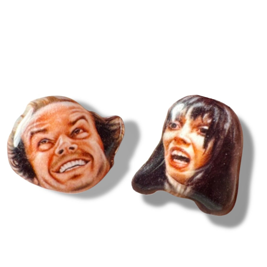 The shining Jack and Wendy handmade stud earrings Halloween