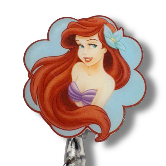 Badge Reel- inspired Ariel Mermaid