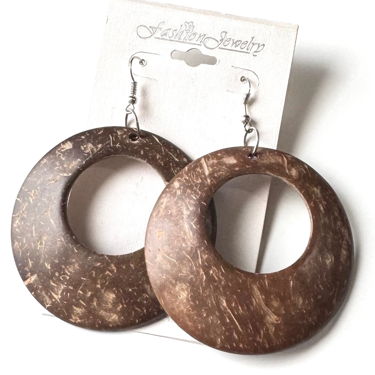Dangle Earrings wooden 3 inch