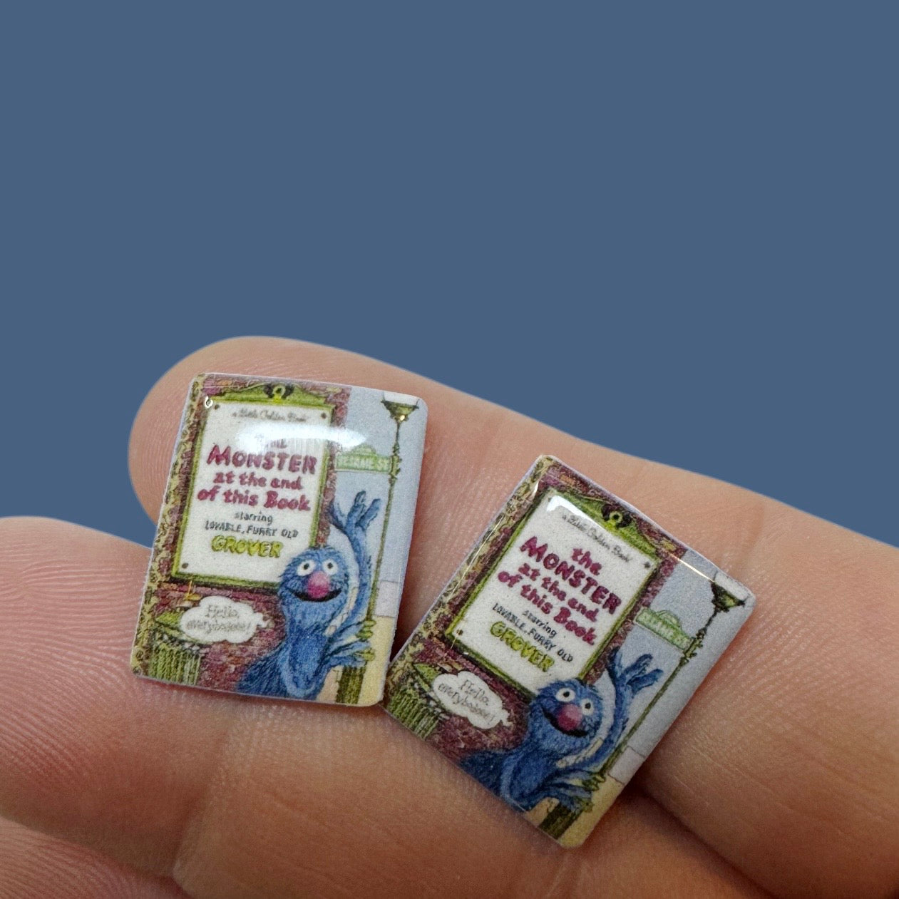 The Monster at the end of this book inspired earrings Grover