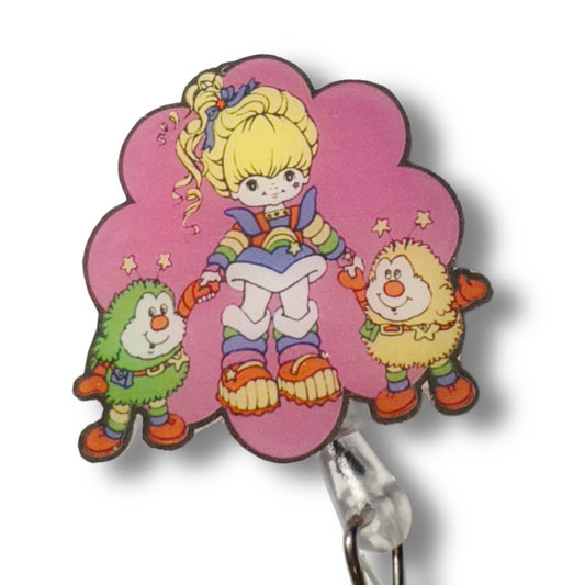 Badge Reel- inspired rainbow brite 1