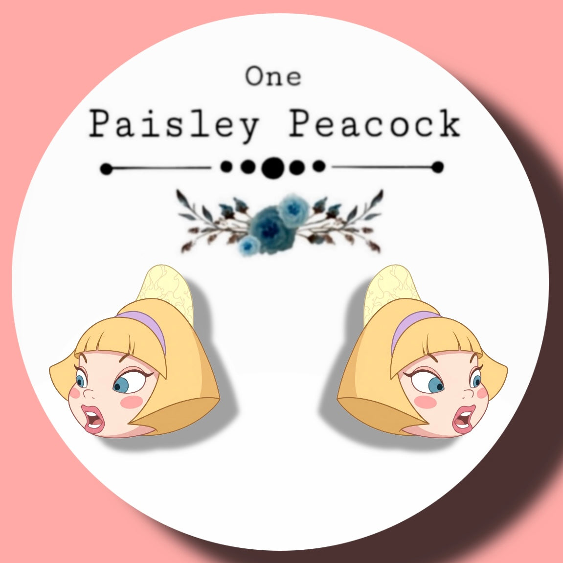 ANGELIQUE INSPIRED HANDMADE STUD EARRINGS