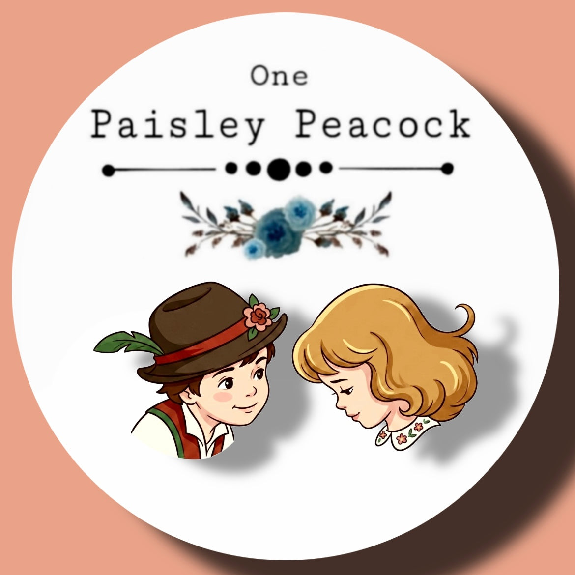 Hansel and Gretel Cartoon stud earrings