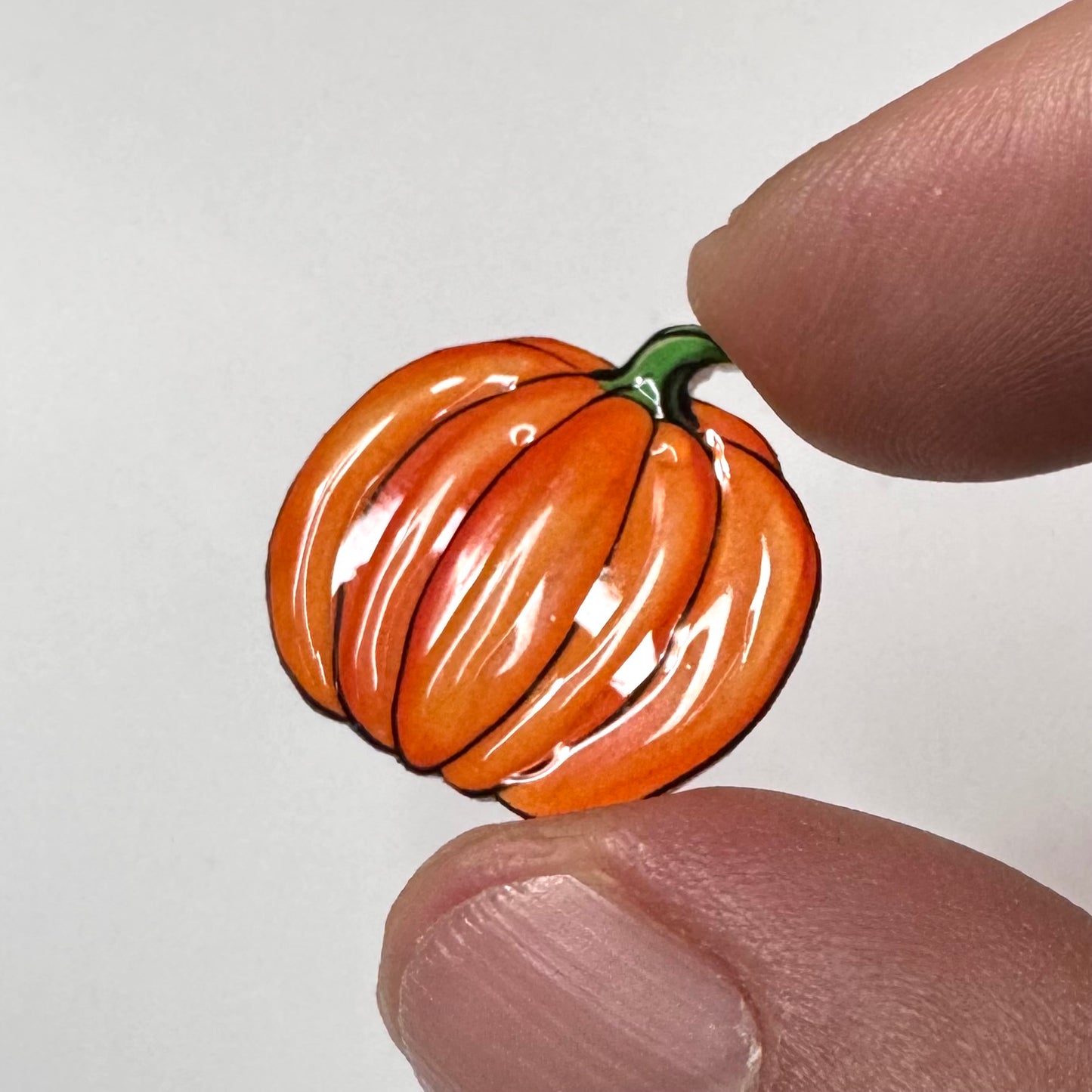 pumpkin stud earrings