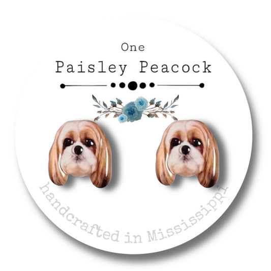 Dog Stud Earrings-Shihtzu