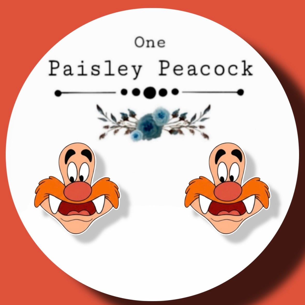 Wally walrus stud earrings