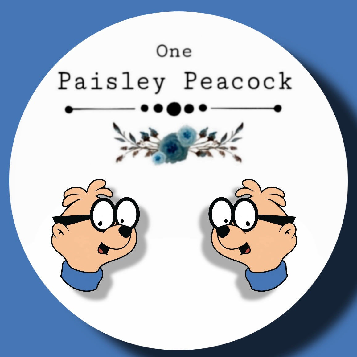 ALVIN AND THE CHIPMUNKS INSPIRED HANDMADE STUD EARRINGS SIMON