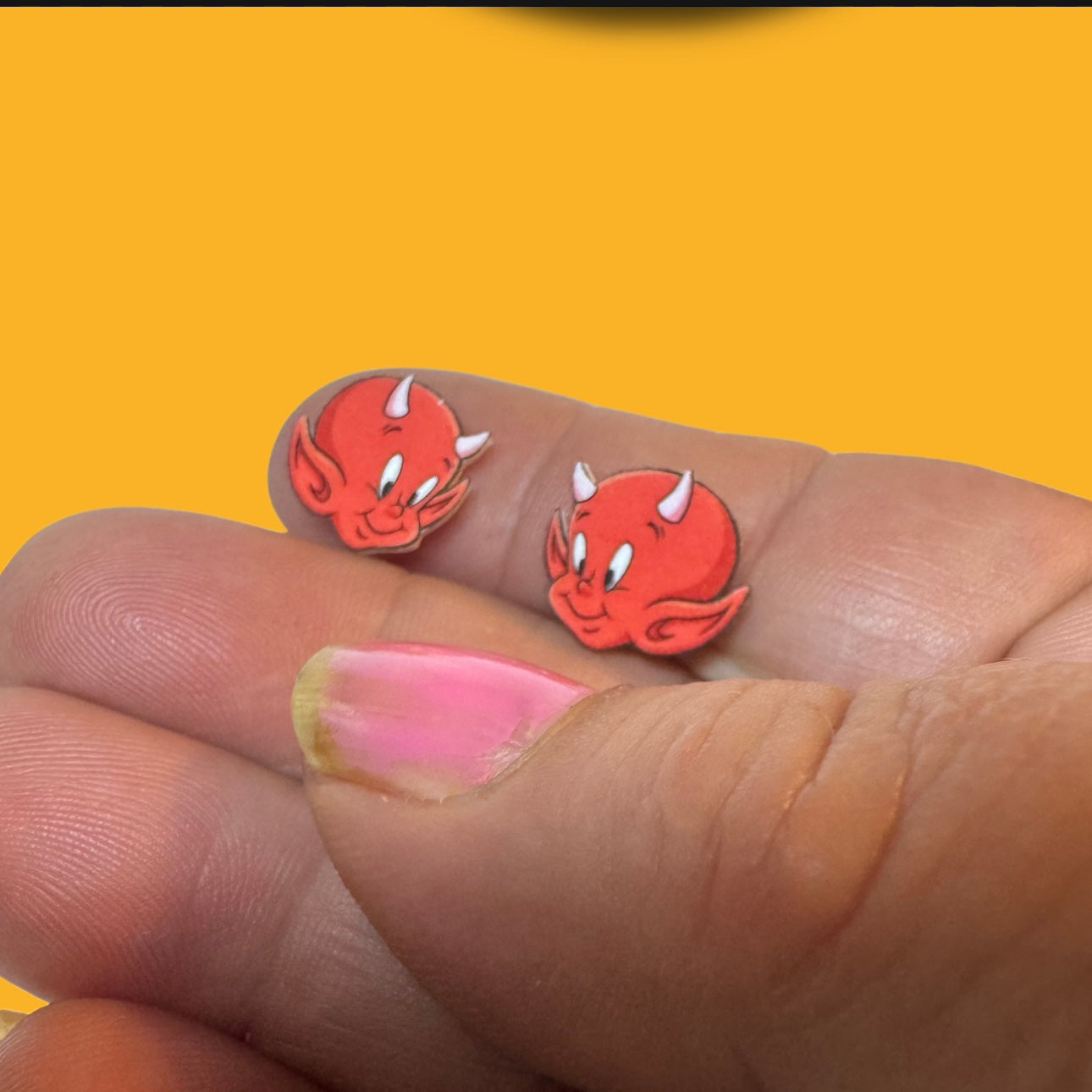 Little Devil Stud Earrings