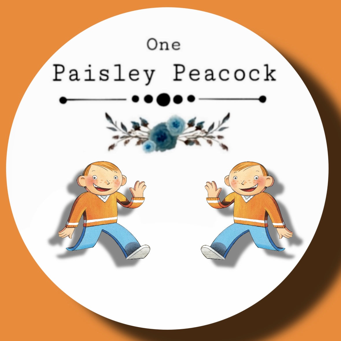Flat Stanley inspired stud earrings handmade