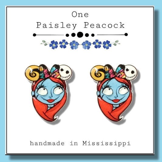 Sally Skellington stud earrings