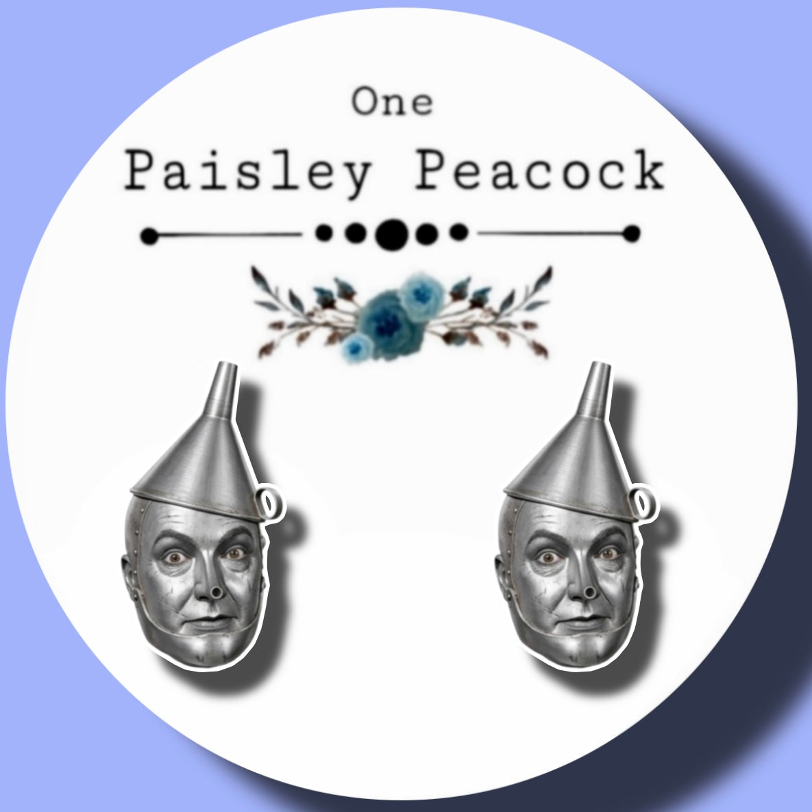 Tinman earrings Wizard of Oz