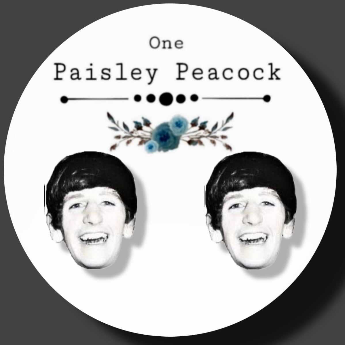 Ringo Star inspired earrings Beatles