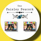 Lite Brite inspired stud earrings