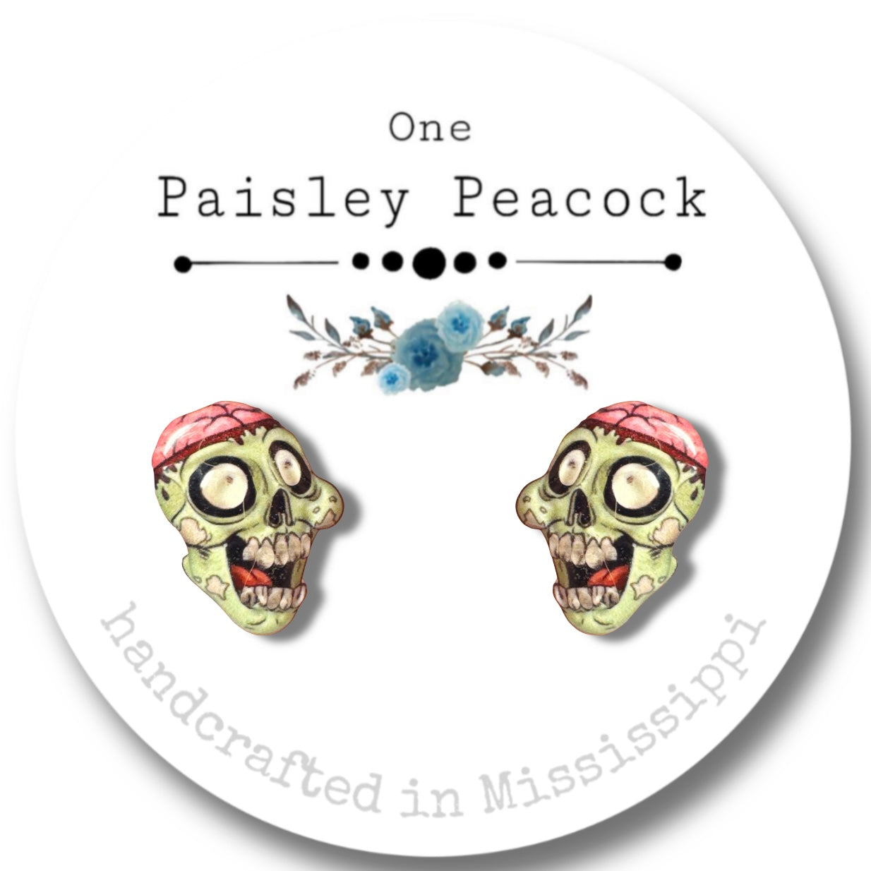 Zombies stud earrings