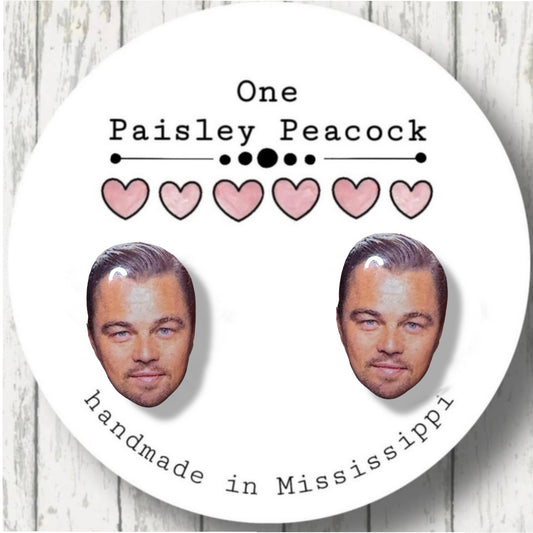 Celebrity earrings-Leonardo DiCaprio