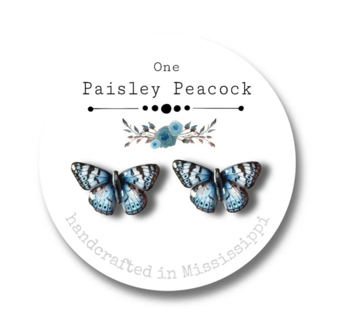 Butterfly Jewelry -monarch blue