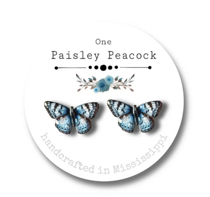 Butterfly Jewelry -monarch blue