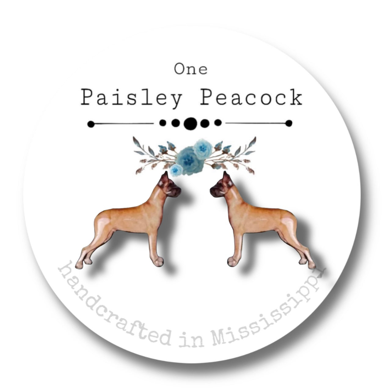 Dog Stud Earrings-Great Dane