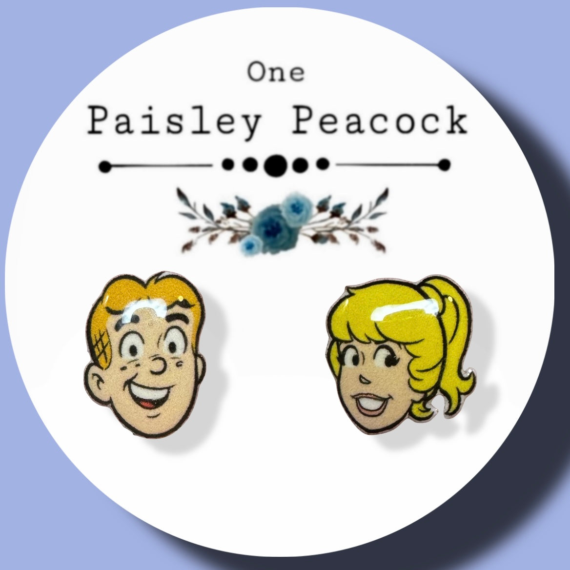 Archie and Betty inspired stud earrings