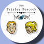 Archie and Betty inspired stud earrings
