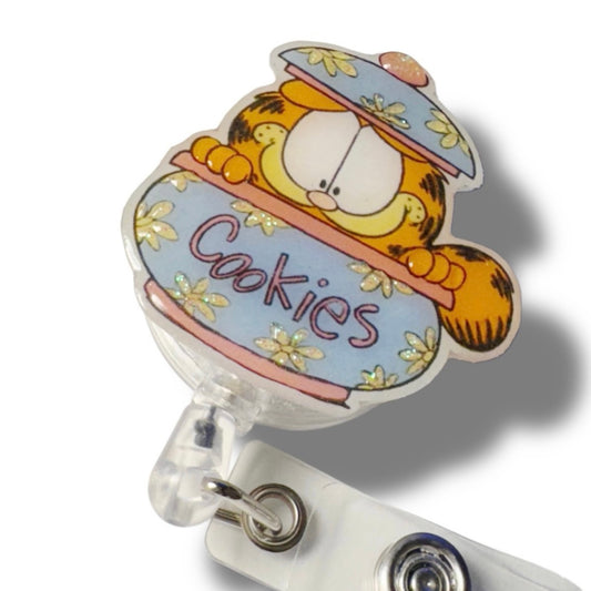 Badge Reel Garfield Cookie Jar