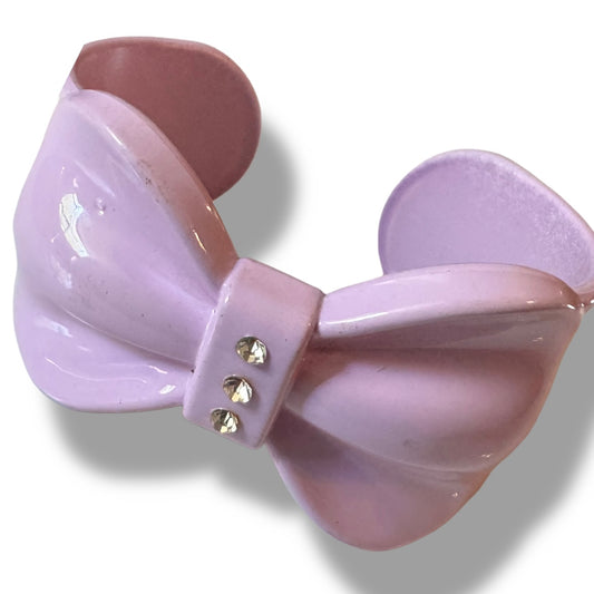 Acrylic cuff bangle- lavender BR-003