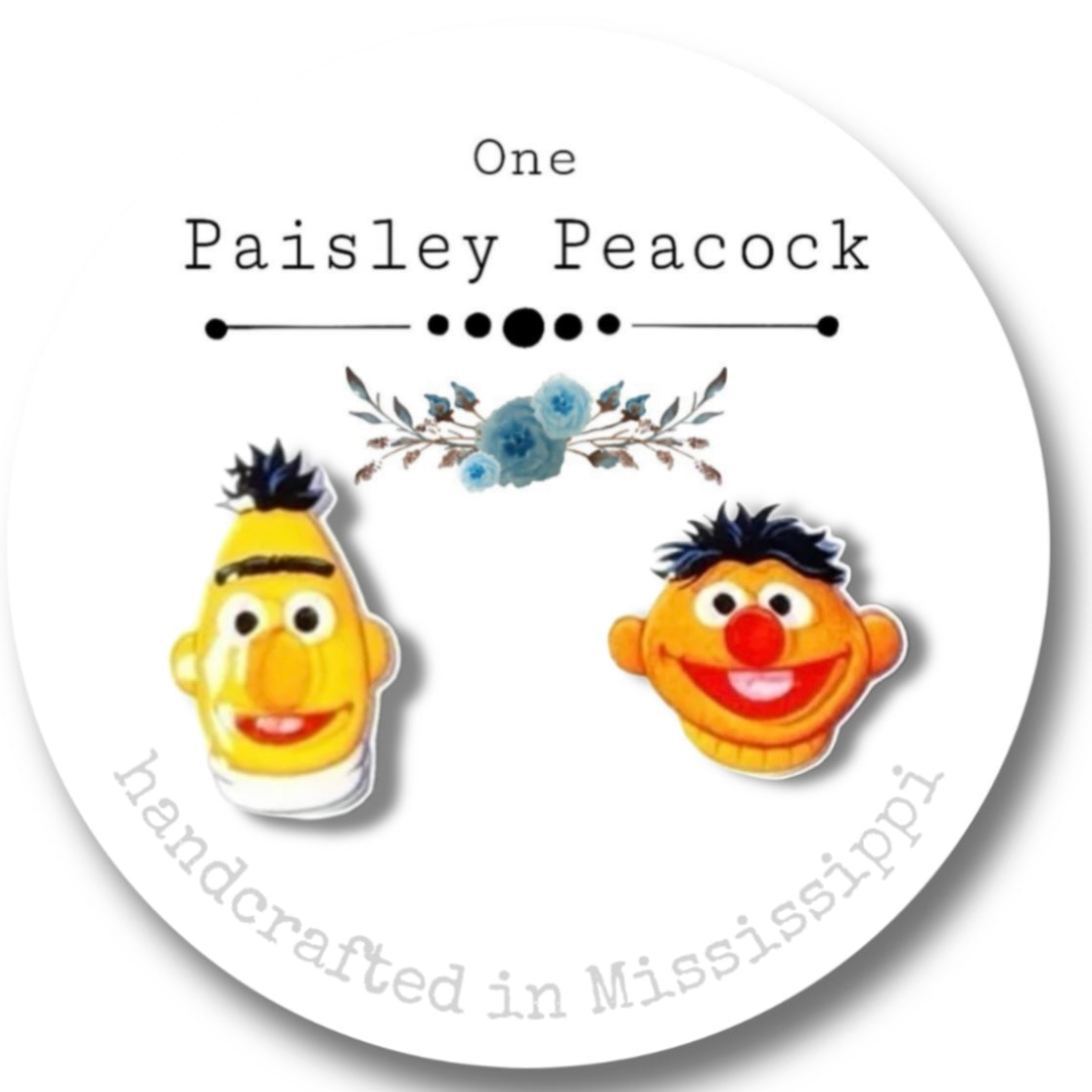 Muppet Babies Sesame Street stud earrings