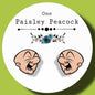 Mr. M A G O O inspired handmade stud earrings