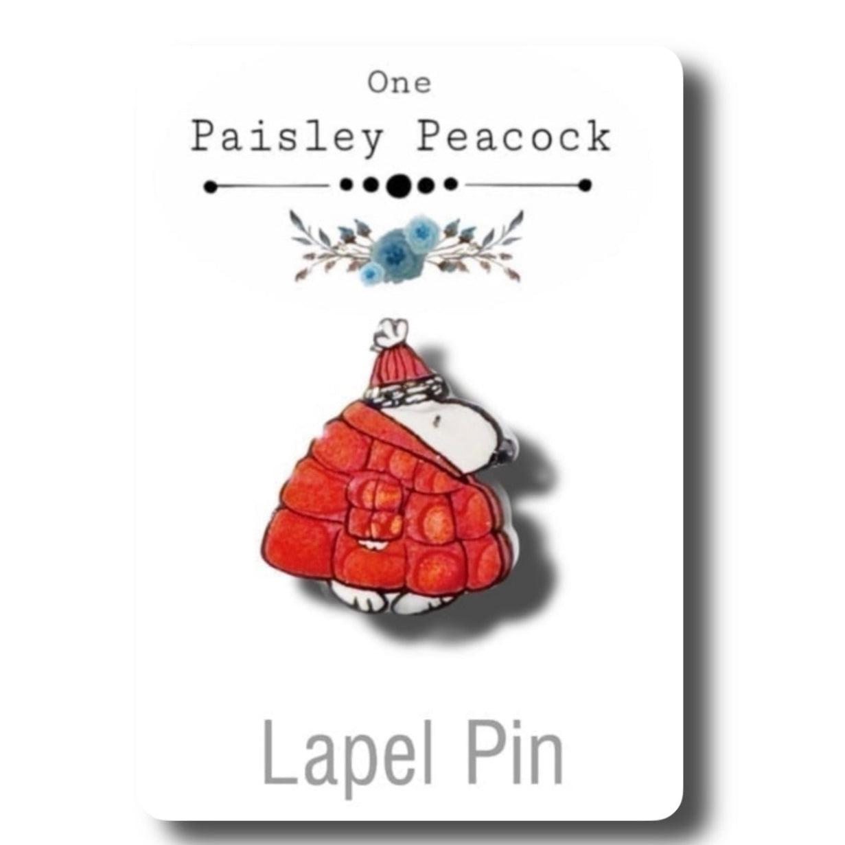 Your choice of jewelry-snoopy red puffer