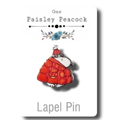 Your choice of jewelry-snoopy red puffer