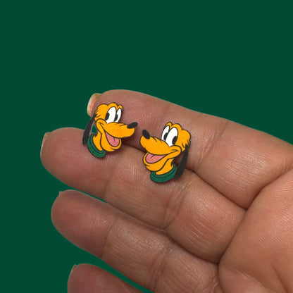 Pluto inspired handmade stud earrings
