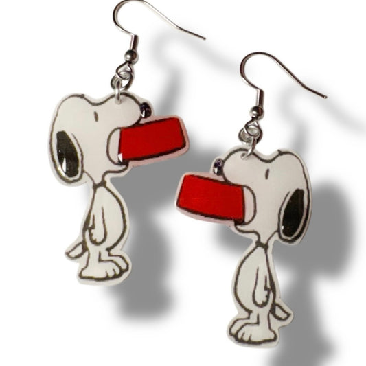Dangle Earrings-dog bowl