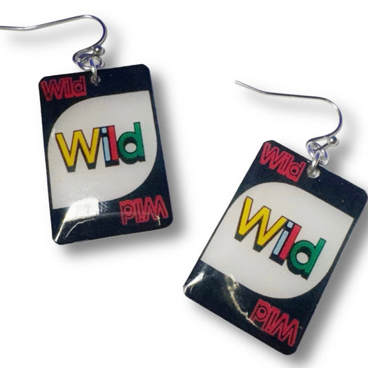 Dangle Earrings-wild card