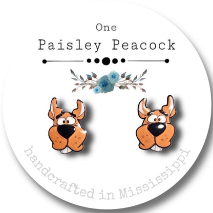 Scooby Doo Stud Earrings