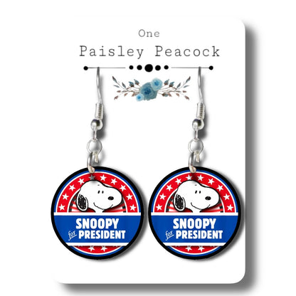 4th of July Independence Day Dangle earrings