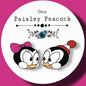 Chilly Willy inspired handmade stud earrings
