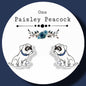 Bandit handmade stud earrings Johnny Quest inspired