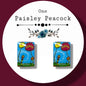 Lorax Book inspired handmade stud earrings