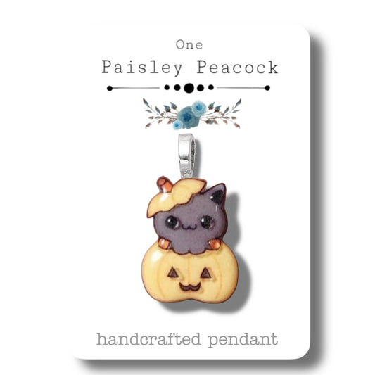 Pendants-pumpkin cat