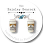 Drink stud earrings